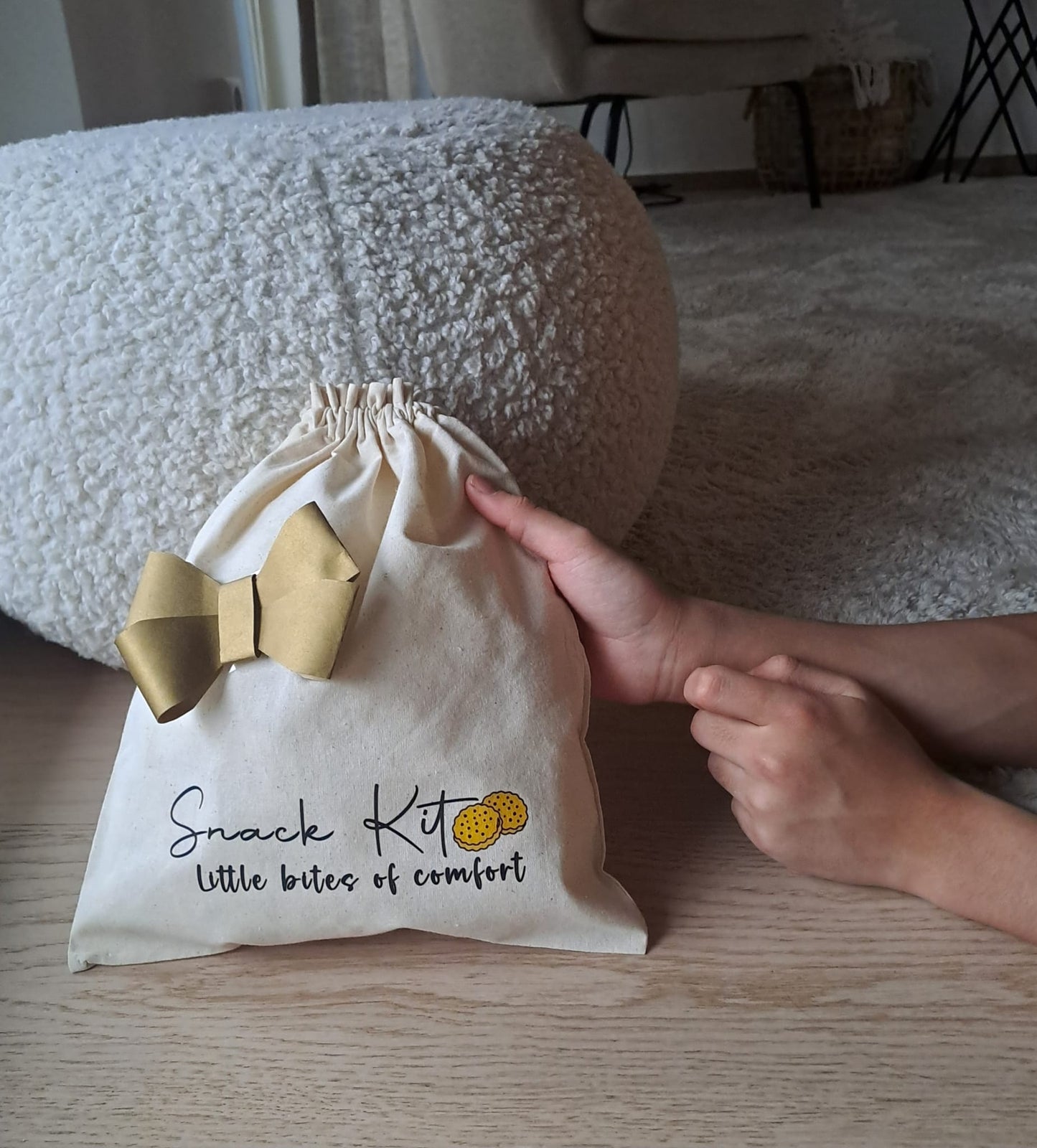 Snack Kit – Reusable Cotton Pouch for Mindful Breaks