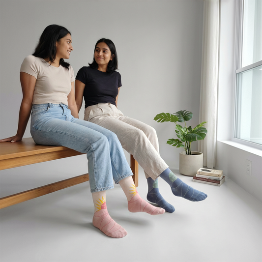 Belong Mode Socks – Mismatched Everyday Pair
