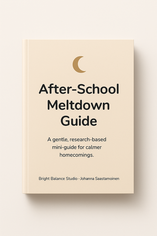Pre-Order: After-School Calm Guide – Five Steps to Softer Evenings