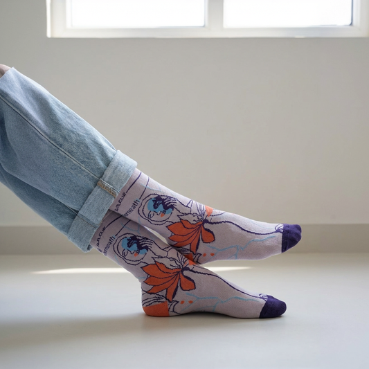 Masking Mode Socks – Cotton Socks with Artistic Print
