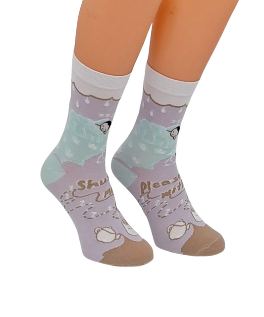 Shutdown Mode Socks – Lilac mode