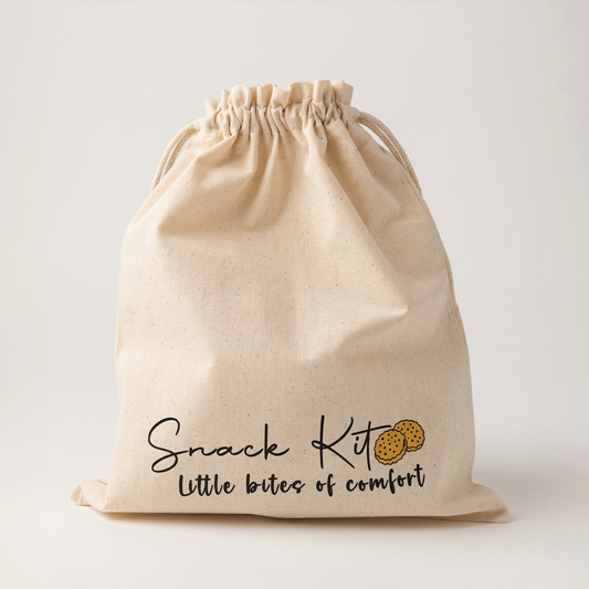 Snack Kit – Cotton Storage Pouch for Everyday Essentials